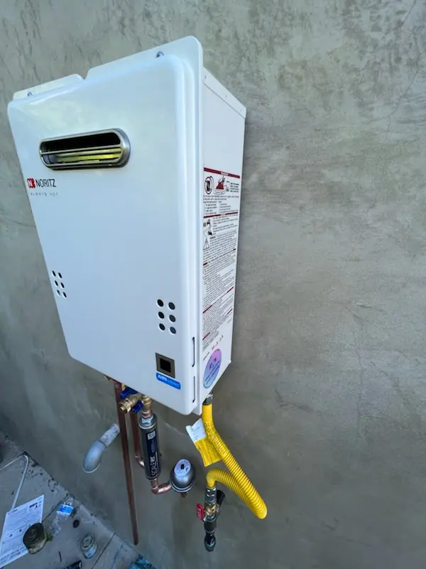 Tankless water heater installation for Kricks Mill homes